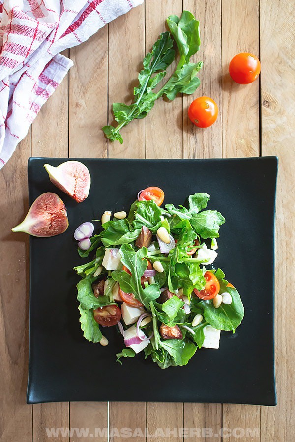 Arugula Salad with Feta and simple Dressing