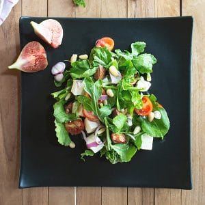Arugula Salad with Feta and simple Dressing