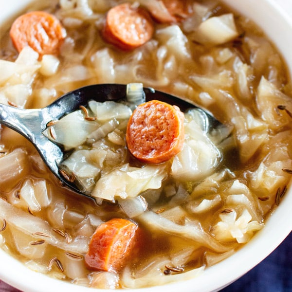 Flavorful Cabbage Sausage Soup Recipe