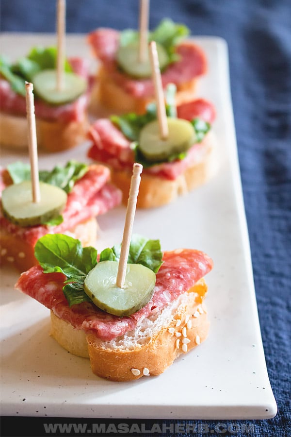 Quick Salami Appetizer