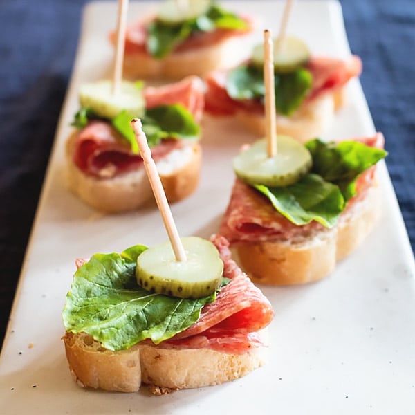 Quick Salami Appetizer