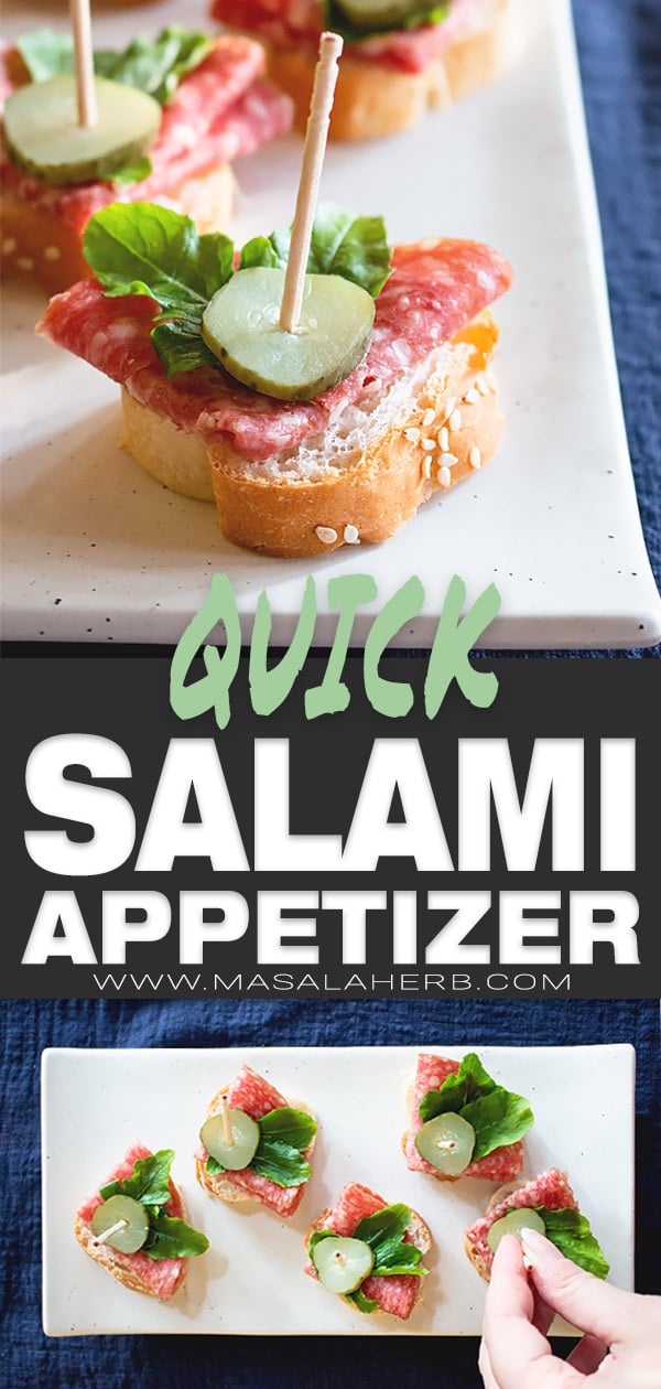 Quick Salami Appetizer