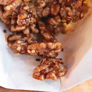Spiced Roasted Walnuts with Honey Recipe
