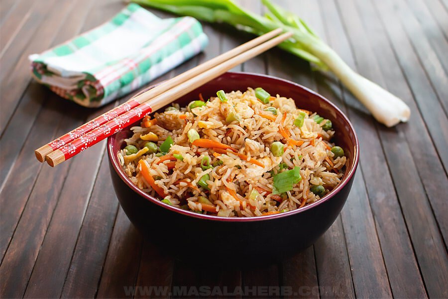 Copycat Panda Express Fried Rice Recipe Video Masalaherb Com