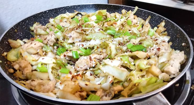 Quick Chicken Cabbage Stir Fry Recipe