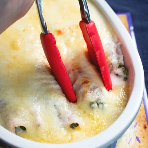 Ham Asparagus Casserole Recipe [+Video] 🍽