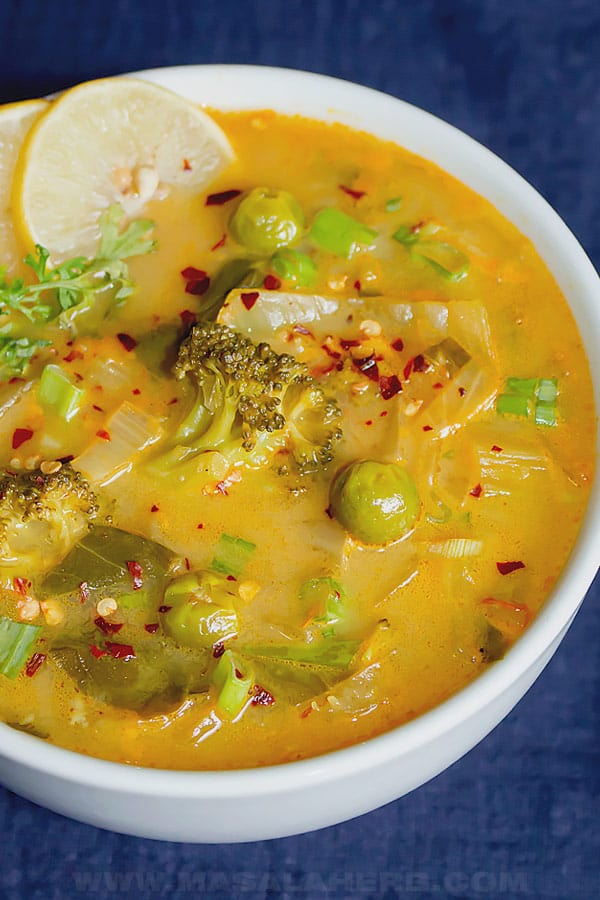 Thai Vegetable Soup Recipe