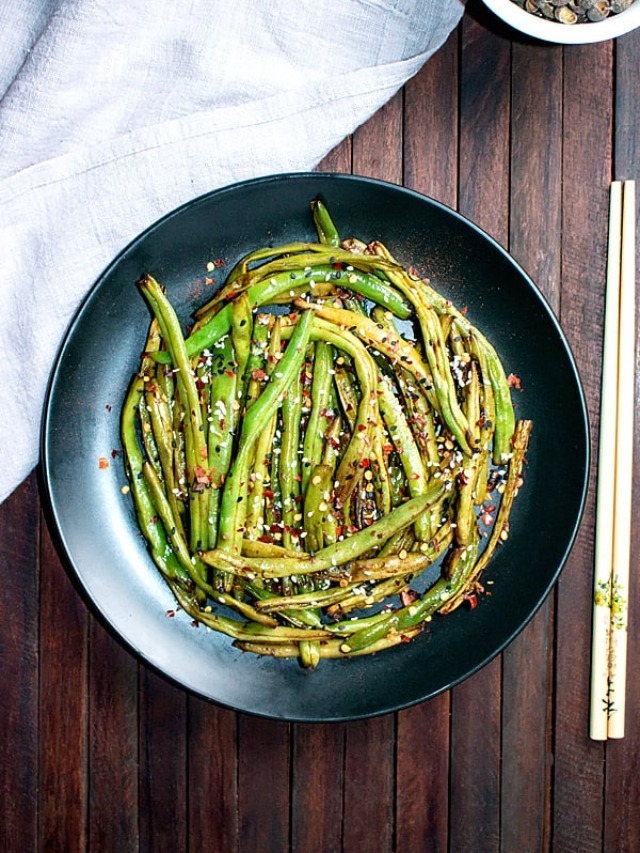 Chinese Szechuan Dry Fried Green Beans  Story