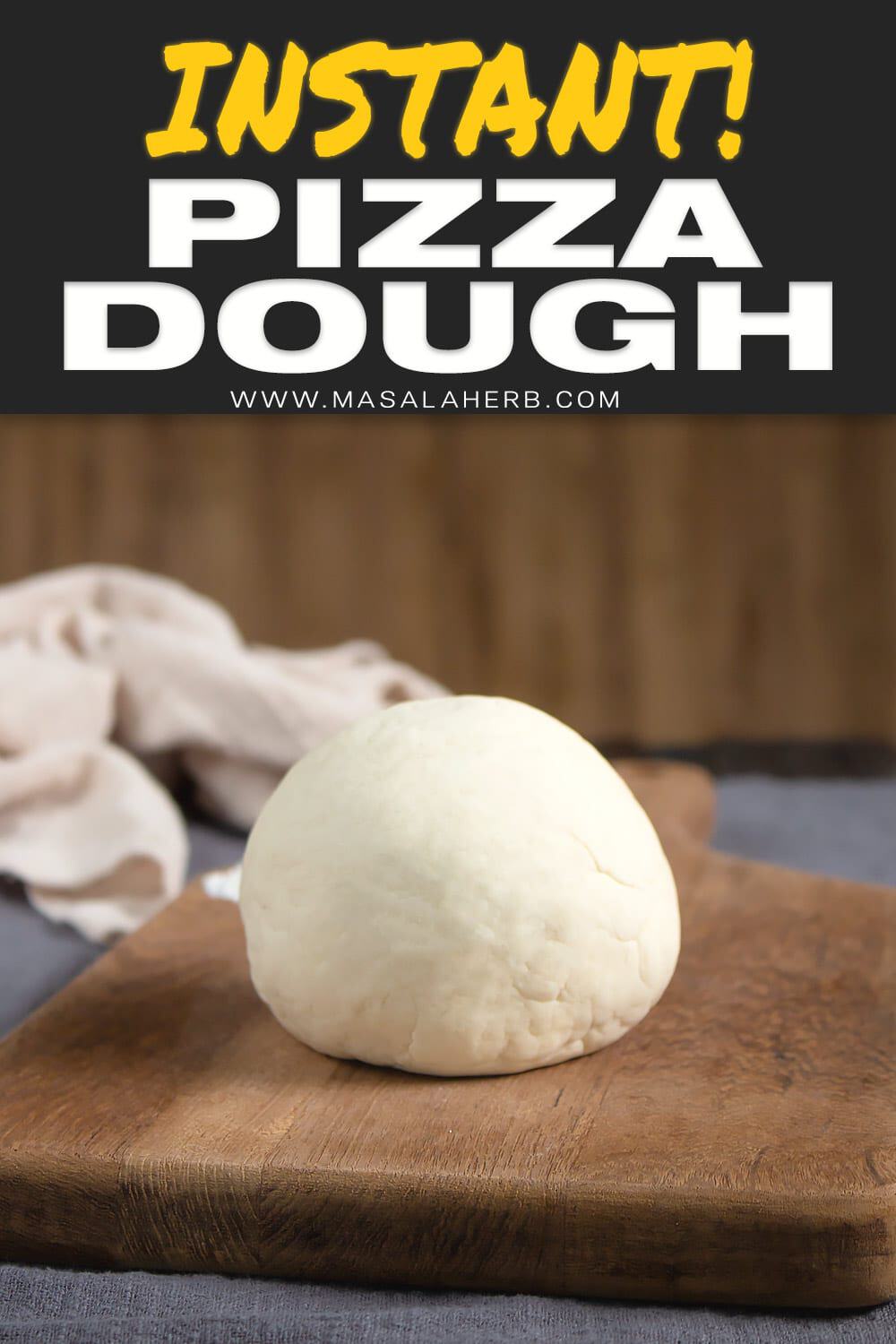 No yeast Pizza Dough Recipe
