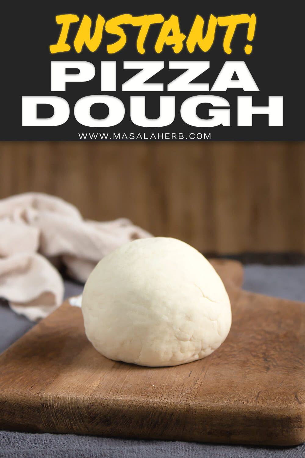 no yeast pizza dough