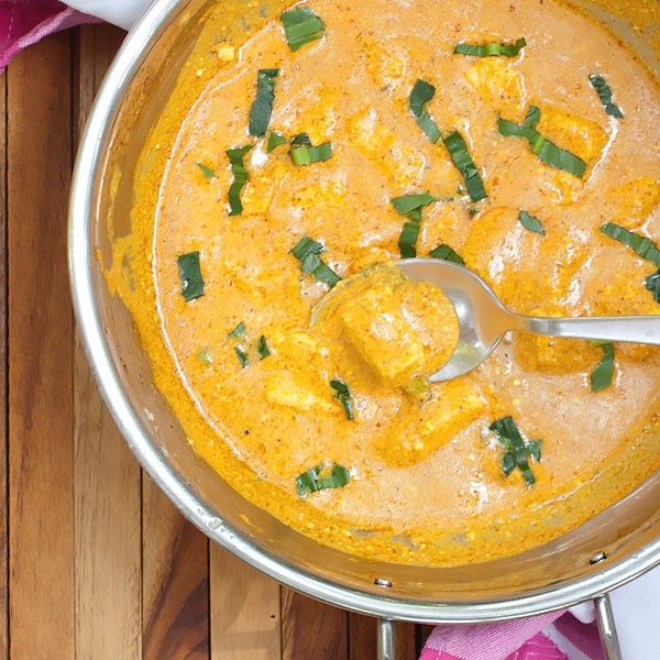 Paneer Korma Recipe - Mughlai Shahi Paneer Korma Curry