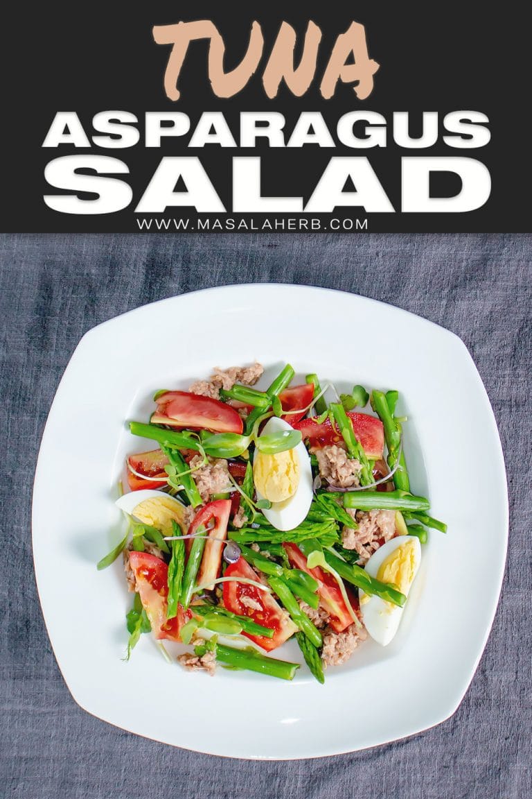 Tuna Asparagus Salad with Microgreens Recipe 🥗