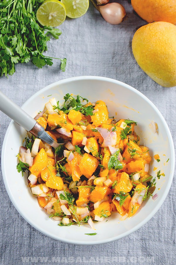 5 ingredient Mango Salsa