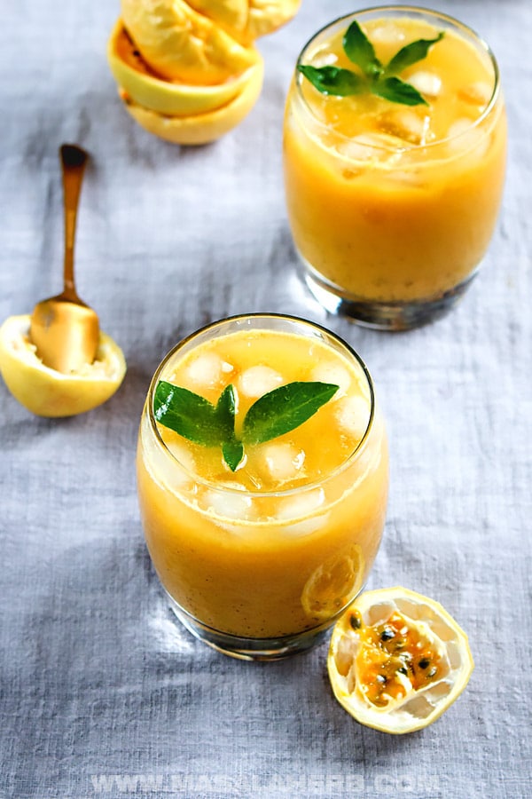 BEST Passion Fruit Juice Recipe Maracuja 🍹 MasalaHerb.com