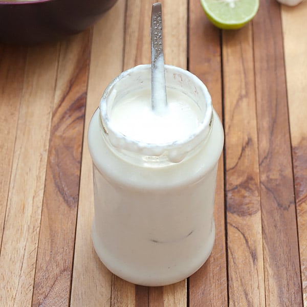 Lime Yogurt Dressing Recipe Masala Herb