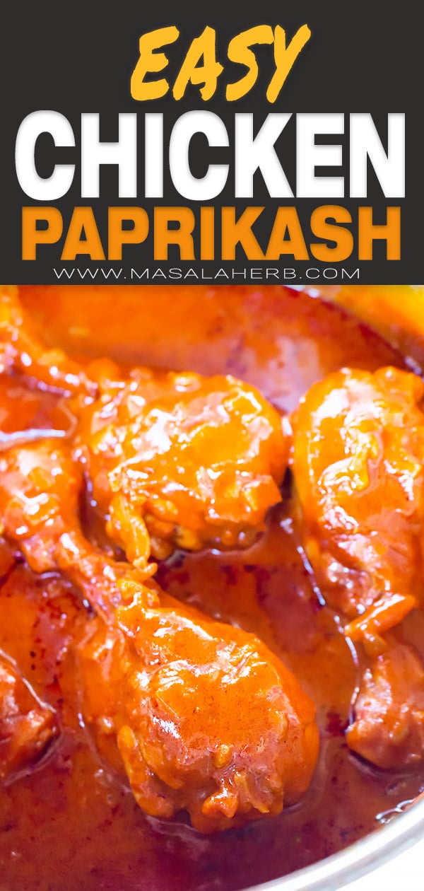Easy Chicken Paprikash Recipe