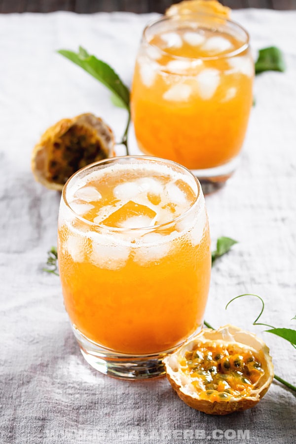 Iced Passion Fruit Green Tea Recipe