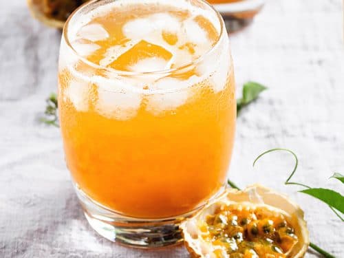 Iced Passion Fruit Green Tea Recipe Masalaherb Com