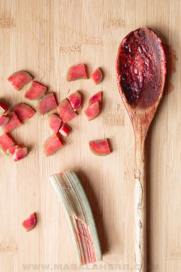 Homemade Rhubarb Sauce