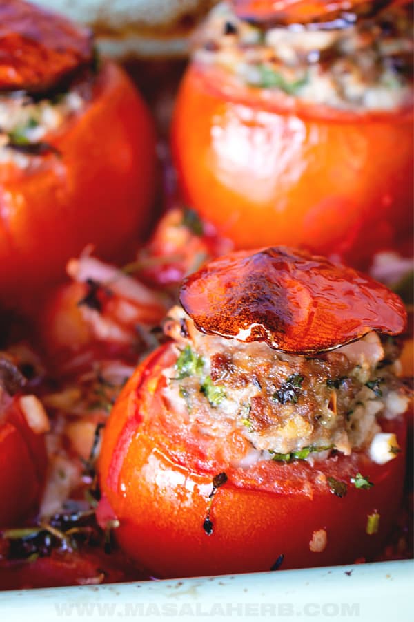 Meat Stuffed Tomatoes Recipe