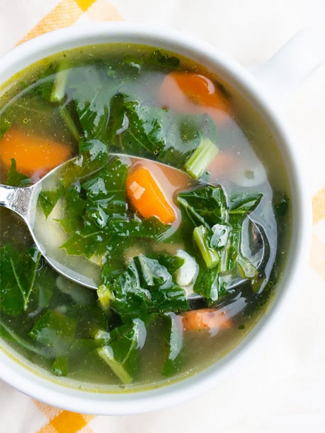 Healthy Turnip Green Soup Story