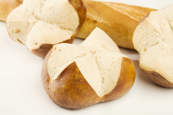 lye bread rolls