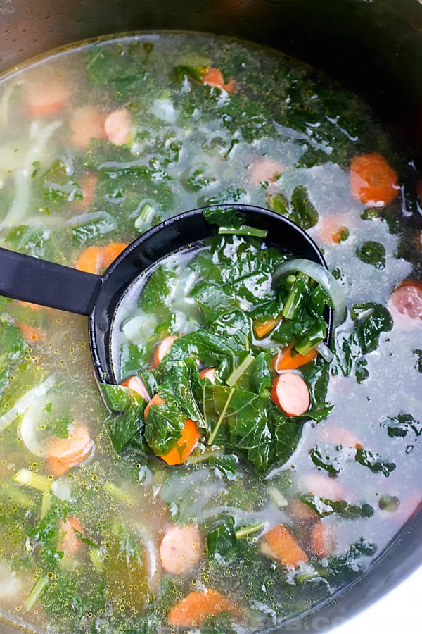 Fresh Turnip Green Soup Recipe