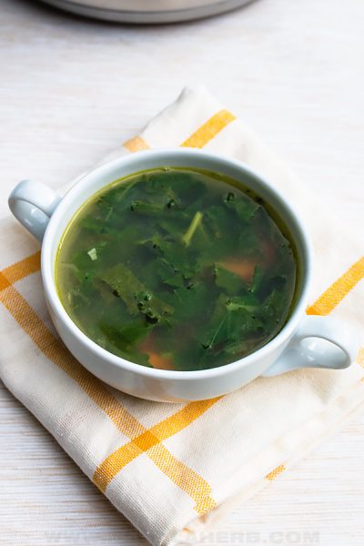 Fresh Turnip Green Soup Recipe
