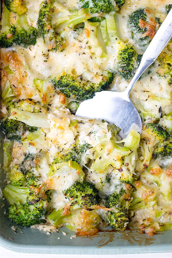 making broccoli casserol