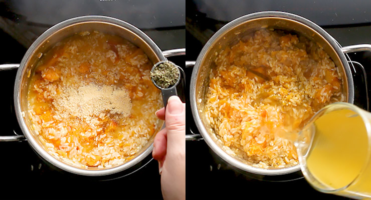 seasoning of risotto