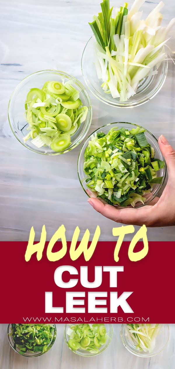 How to cut Leeks pin picture