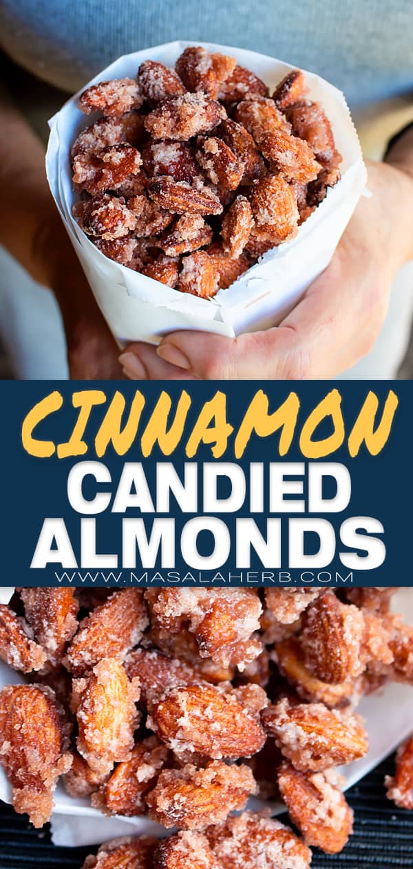sweet cinnamon almonds