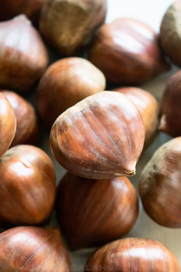 raw chestnuts