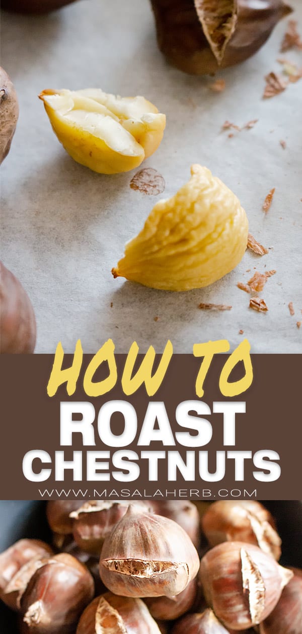 how to roast chestnuts pin