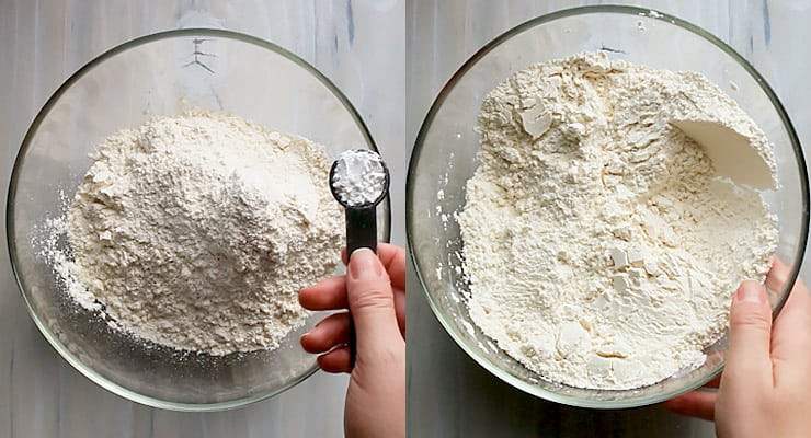 flour and baking powder