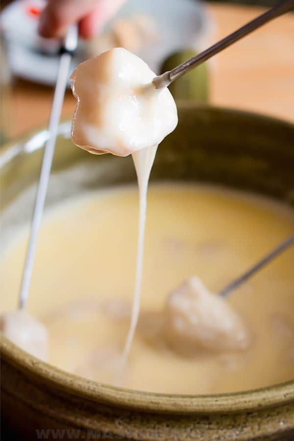 cheesy fondue