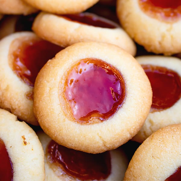 how to make thumbprint cookies.