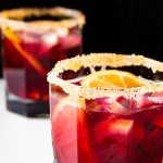 sangria served in a glass