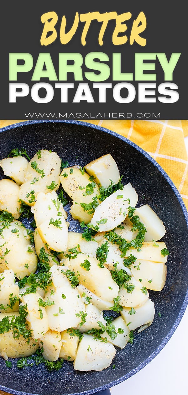 easy butter potato parlsey side dish pin