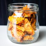 dried pineapple in a jar