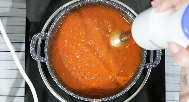 blend tomato soup