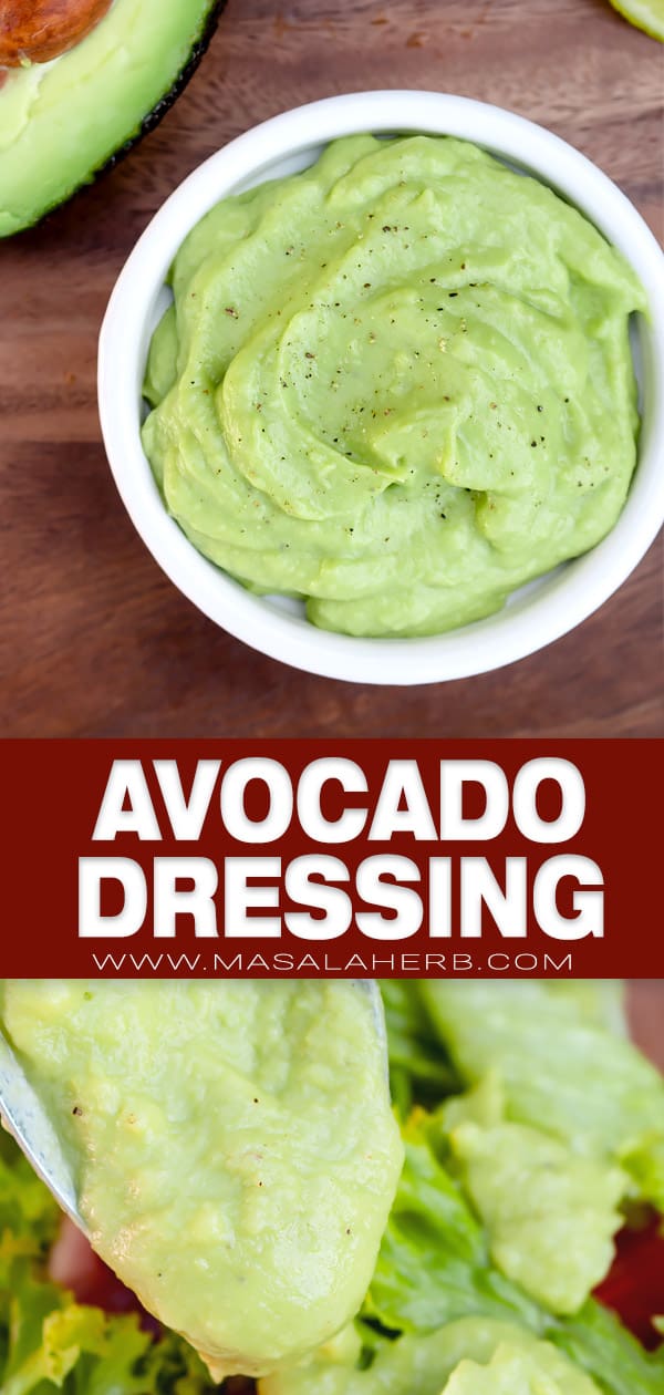 avocado salad dressing pin