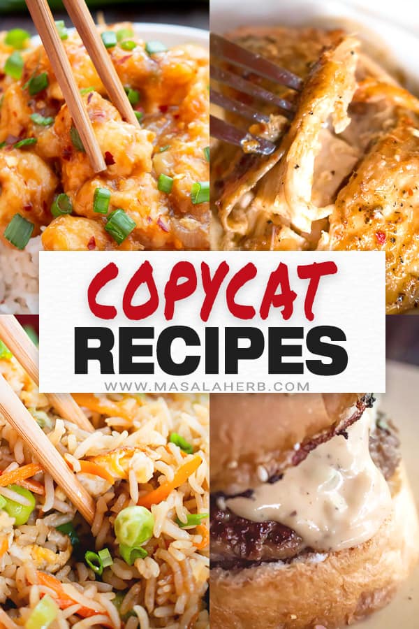 Picture of +20 Copycat Restaurant Recipes to get through these tough times