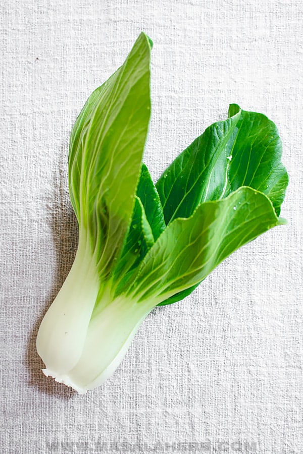 large whole and fresh bok choy