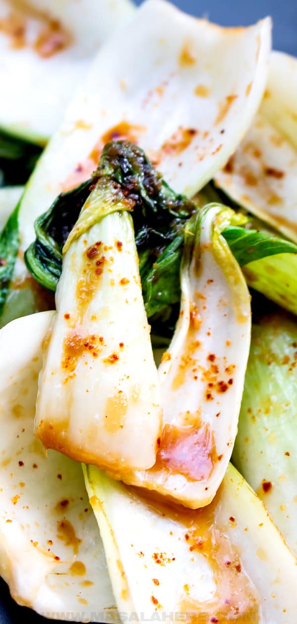 cooked bok choy pin photo