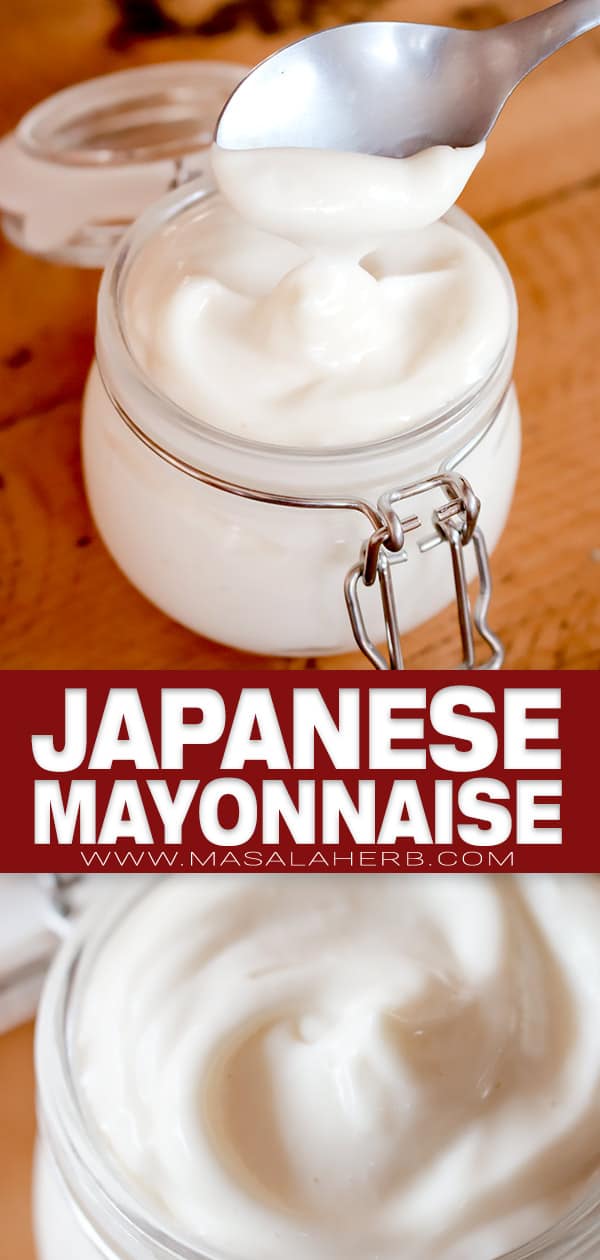 homemade Japanese mayo closeup