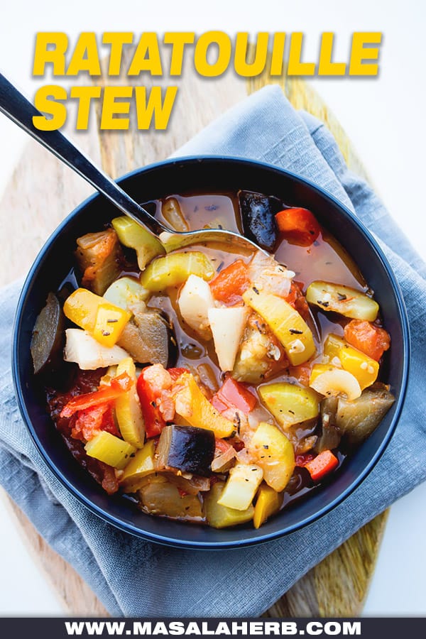 french ratatouille stew bird's eye view