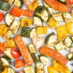 Mediterranean Sheet Pan Sausage and Veggies