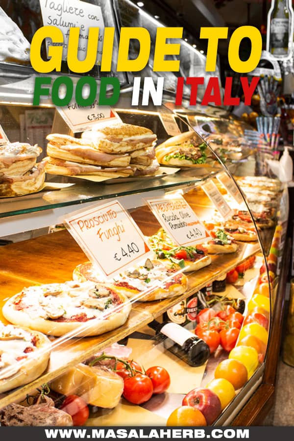 Italian food in Italy