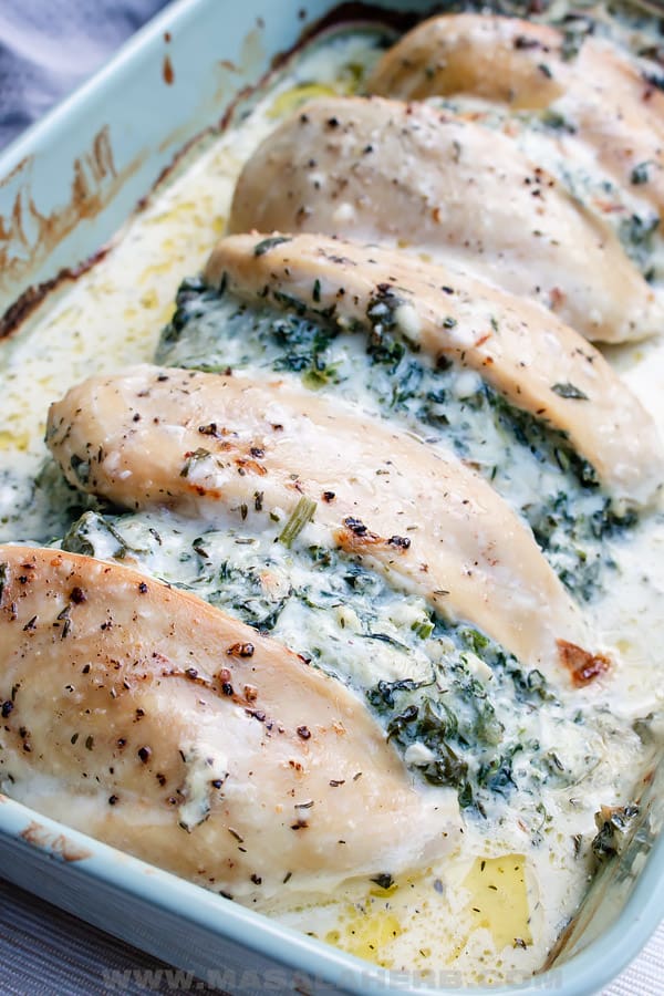 Cream Cheese Spinach Stuffed Chicken Breast Recipe